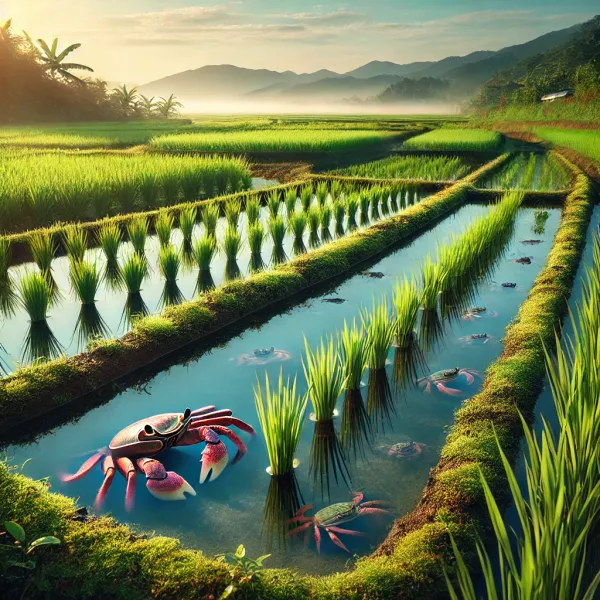 Rice Paddy and Crab Co-Culture